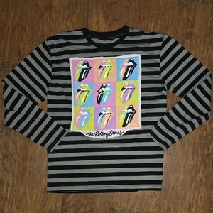 The Rolling Stones Upcycled Long Sleeve Tee